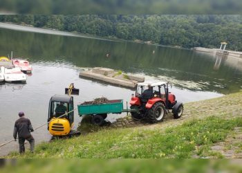 TAURON wysprzątał jezioro przy Elektrowni Wodnej Rożnów