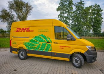 Elektryczne vany we flocie DHL