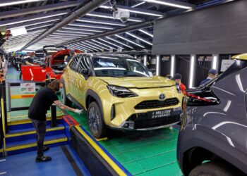 Yaris Cross milionowym samochodem hybrydowym, produkcja samochdów w fabryce
